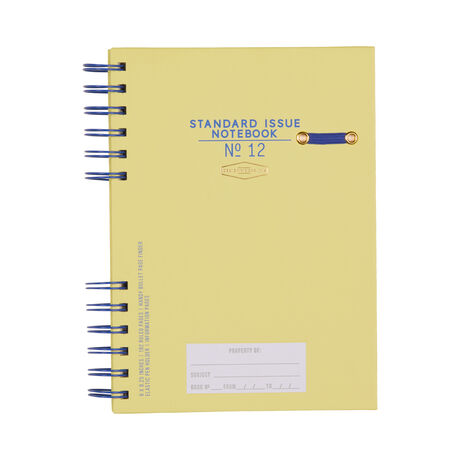 STANDARD ISSUE SPİRALLİ DEFTER SARI - STANDARD ISSUE PLANNER NOTEBOOK NO. 12 COBALT + CITRON