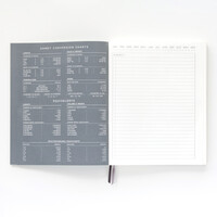 DESIGNWORKS INK STANDARD ISSUE TAKVİMLİ DEFTER PEMBE - HARDCOVER FABRIC WRAPPED PEN HOLDER SPINE UNDATED PLANNER - Thumbnail