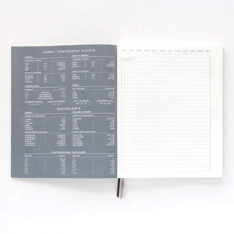 DESIGNWORKS INK STANDARD ISSUE TAKVİMLİ DEFTER PEMBE - HARDCOVER FABRIC WRAPPED PEN HOLDER SPINE UNDATED PLANNER