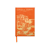 SÜET DEFTER 21,5 x 14,5 cm - SUEDETTE HARDCOVER JOURNAL - CINQUE TERRE - Thumbnail