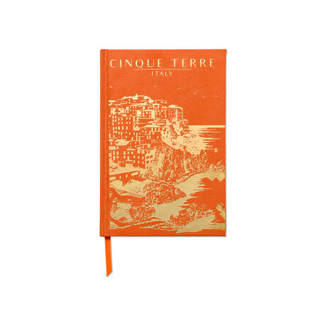 SÜET DEFTER 21,5 x 14,5 cm - SUEDETTE HARDCOVER JOURNAL - CINQUE TERRE