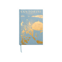 SÜET DEFTER 21,5 x 14,5 cm - SUEDETTE HARDCOVER JOURNAL - SANTORINI - Thumbnail