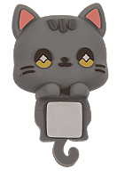 TELEFON FİGÜRÜ STICKERLAR KAWAII AKILLI DOSTLAR (6 ÇEŞİT) - PHONE FIGURINE STICKERS SMART FRIENDS KAWAII - 3