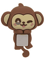 TELEFON FİGÜRÜ STICKERLAR KAWAII AKILLI DOSTLAR (6 ÇEŞİT) - PHONE FIGURINE STICKERS SMART FRIENDS KAWAII - 5