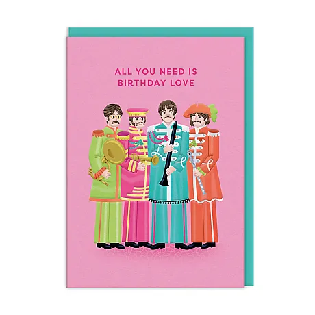 THE BEATLES - GREETING CARD (A6) - 1
