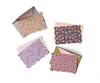 VINTAGE FLORAL ZARFLI NOT KARTLIK SETİ (16'LI) - VINTAGE FLORAL NOTECARDS SET 0F 16 ASSORTED - 6