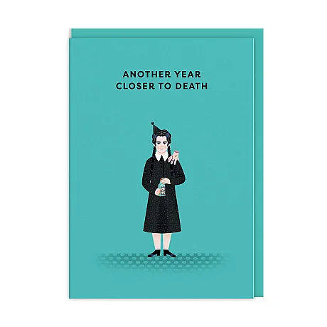 WEDNESDAY ADDAMS - GREETING CARD (A6) - 1