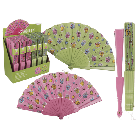 YELPAZE BUBBLE TEA 23x40 cm. (2 ÇEŞİT) - PLASTIC FAN BUBBLE TEA