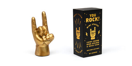 YOU ROCK METAL OBJE - YOU ROCK SMALL HAND GESTURE